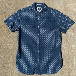 Denim & Flower Flamingo Print Button-Down Shirt